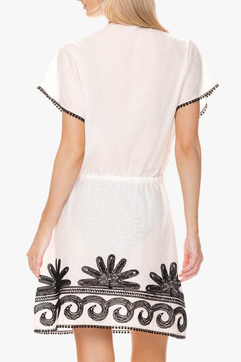 Margaux Dress, Alternate, color, Black White