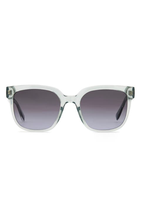 54mm Gradient Square Sunglasses