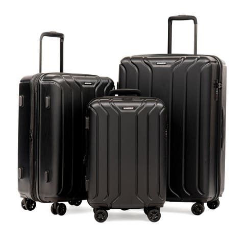 New York 3 Piece Set (20"/24"/ 28") 4 Wheel Luggage Set + 3 Packing Cubes