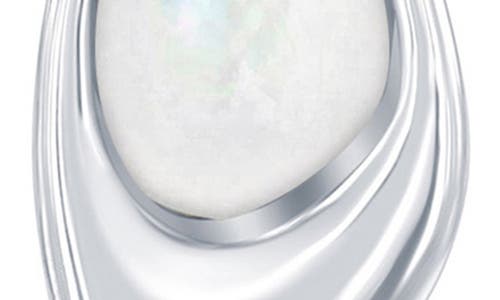 Simona Mother-of-pearl Geometric Pendant Necklace