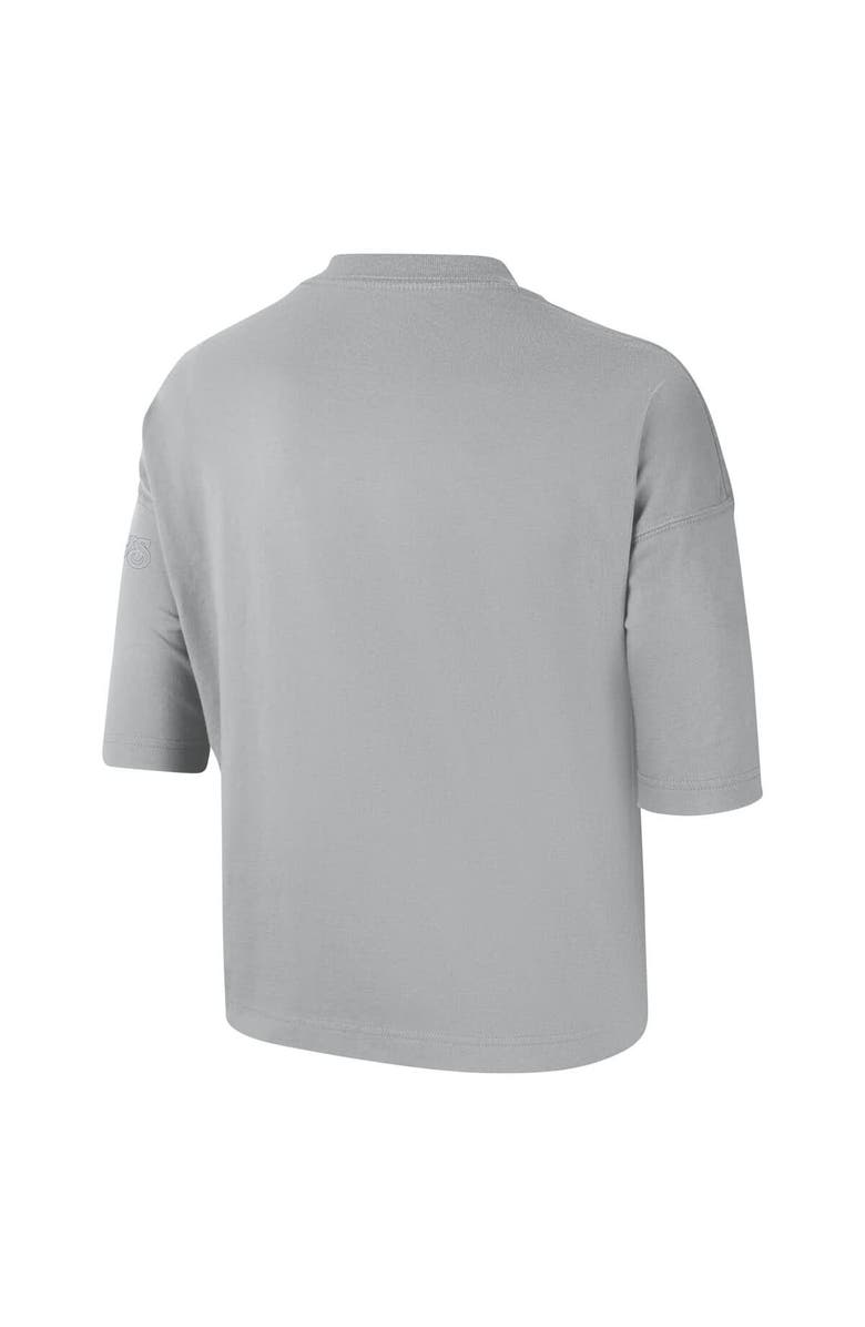 Nike Women's Nike Silver Dallas Mavericks 2024/25 City Edition Courtside Boxy T-Shirt, Alternate, color, 