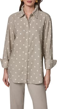 Donna Karan New York LONG SLEEVE BUTTON D