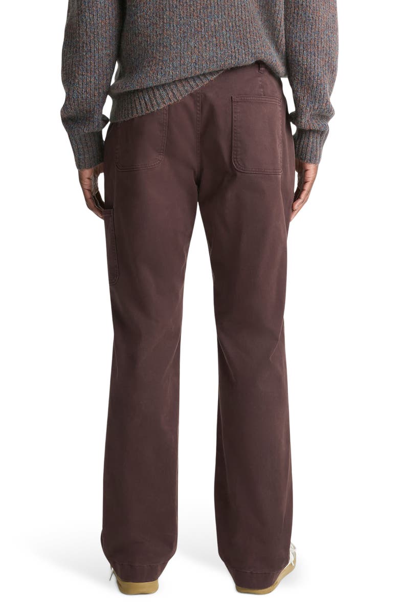 Vince Louie Garment Dye Straight Leg Utility Pants, Alternate, color, Oxblood