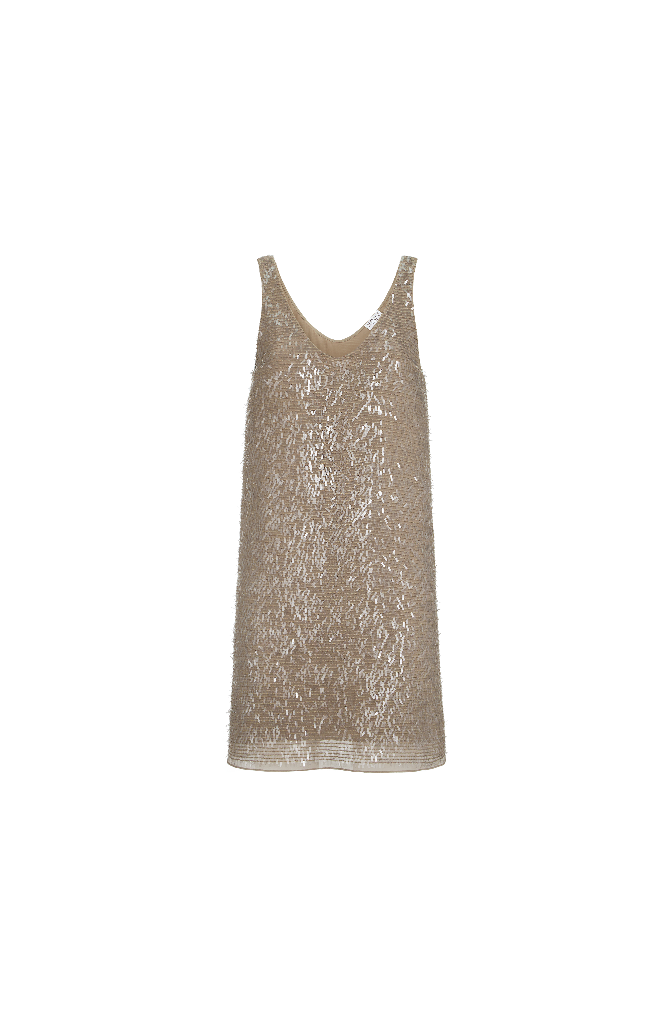 Mini dress with dazzling embroidery - image 2