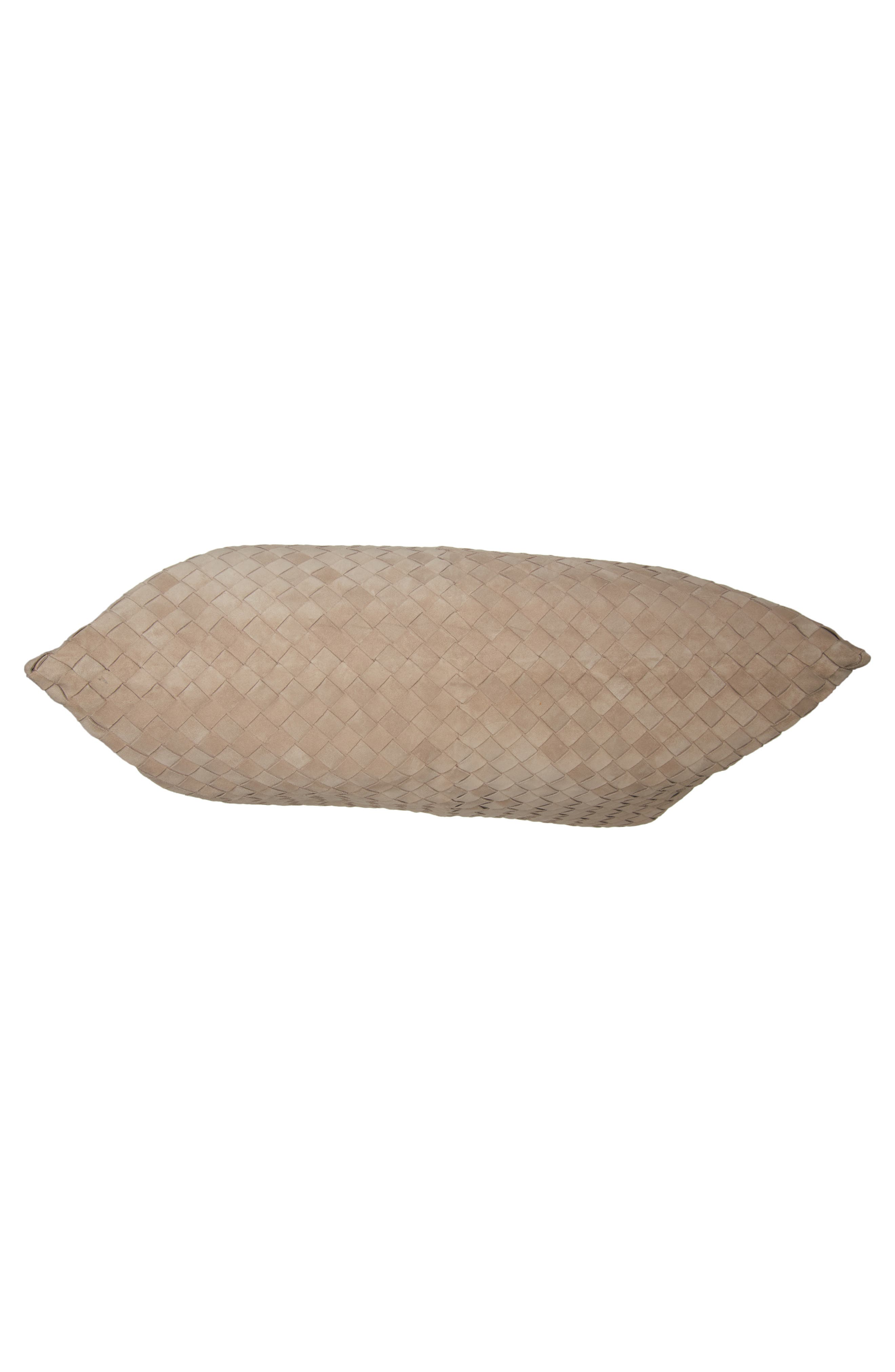 Bottega Veneta Large Hop Intrecciato Suede Hobo Bag, Alternate, color, 1550 Mastice-M Brass