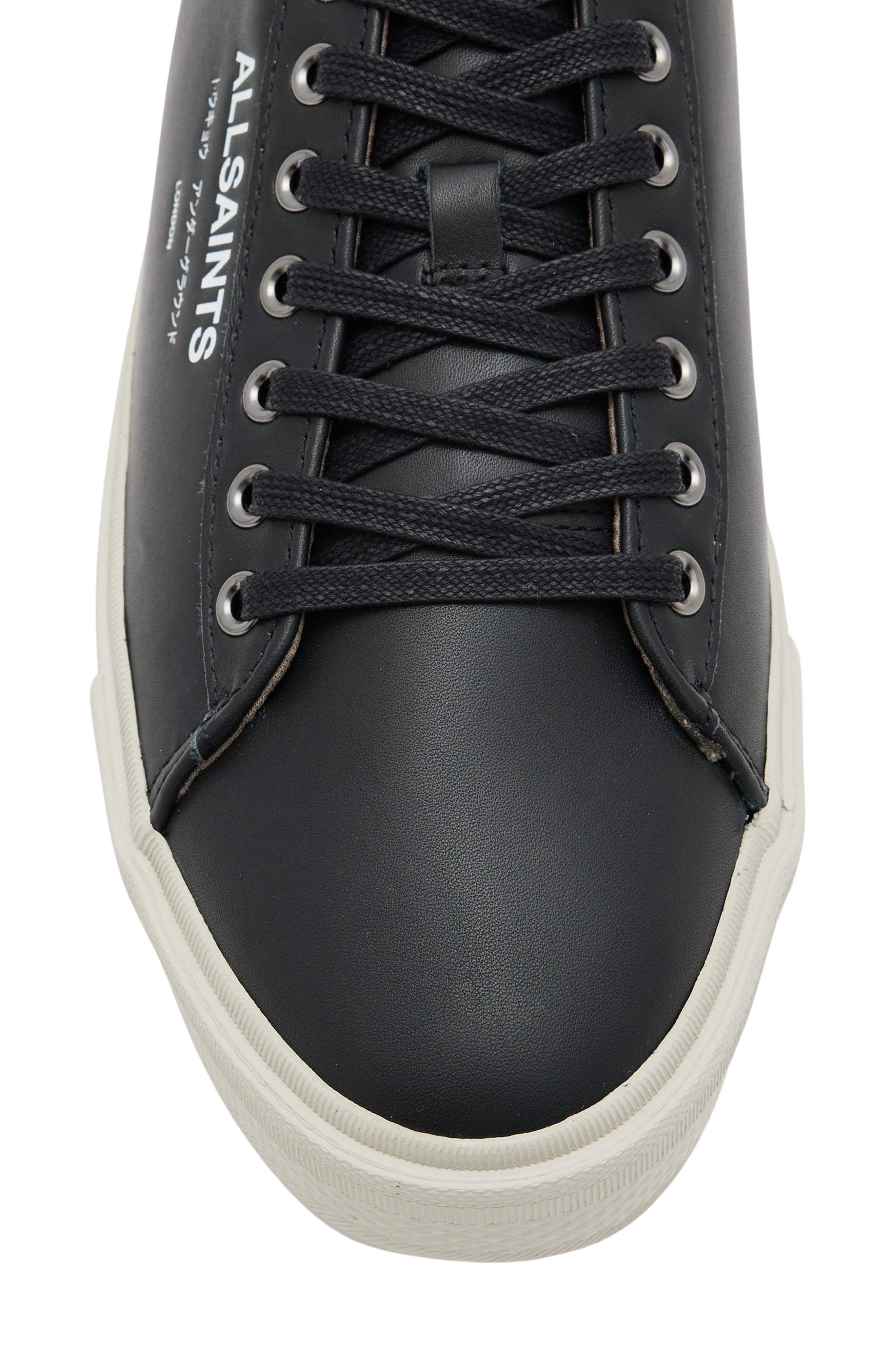 AllSaints Underground Low Top Sneaker, Alternate, color, Black