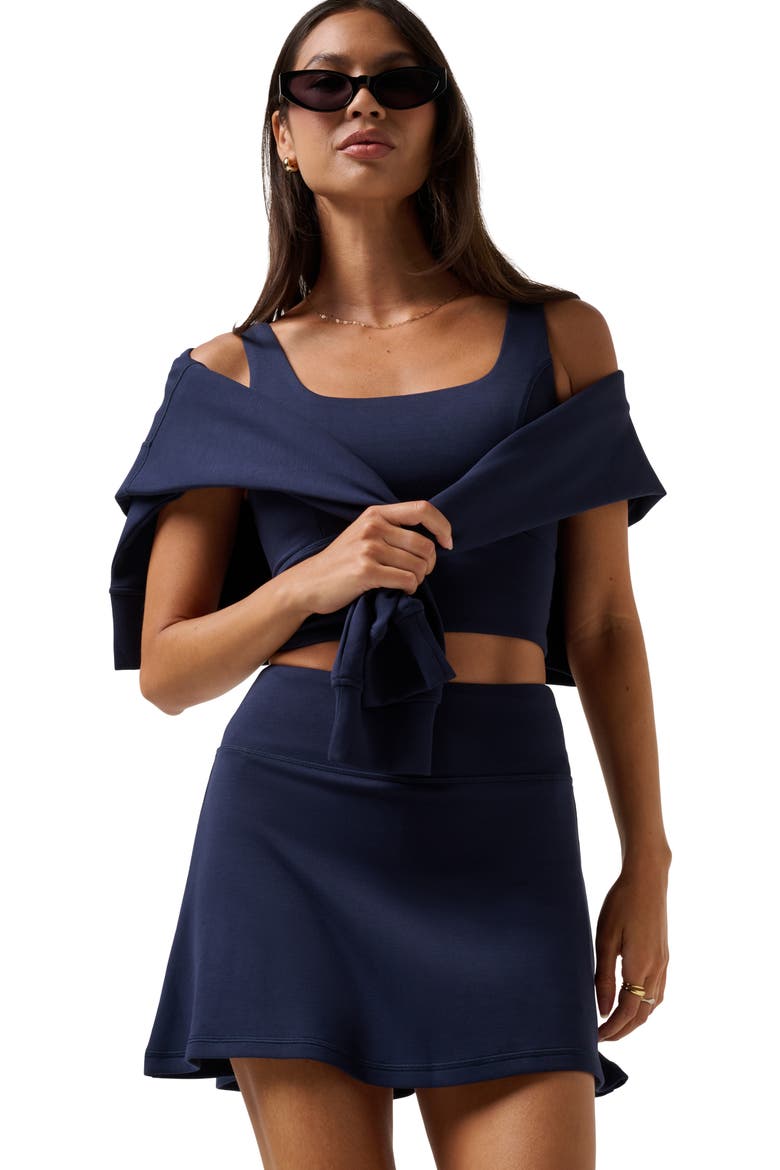 Skyloft A-Line Skort, Alternate, color, NAVY BLAZER
