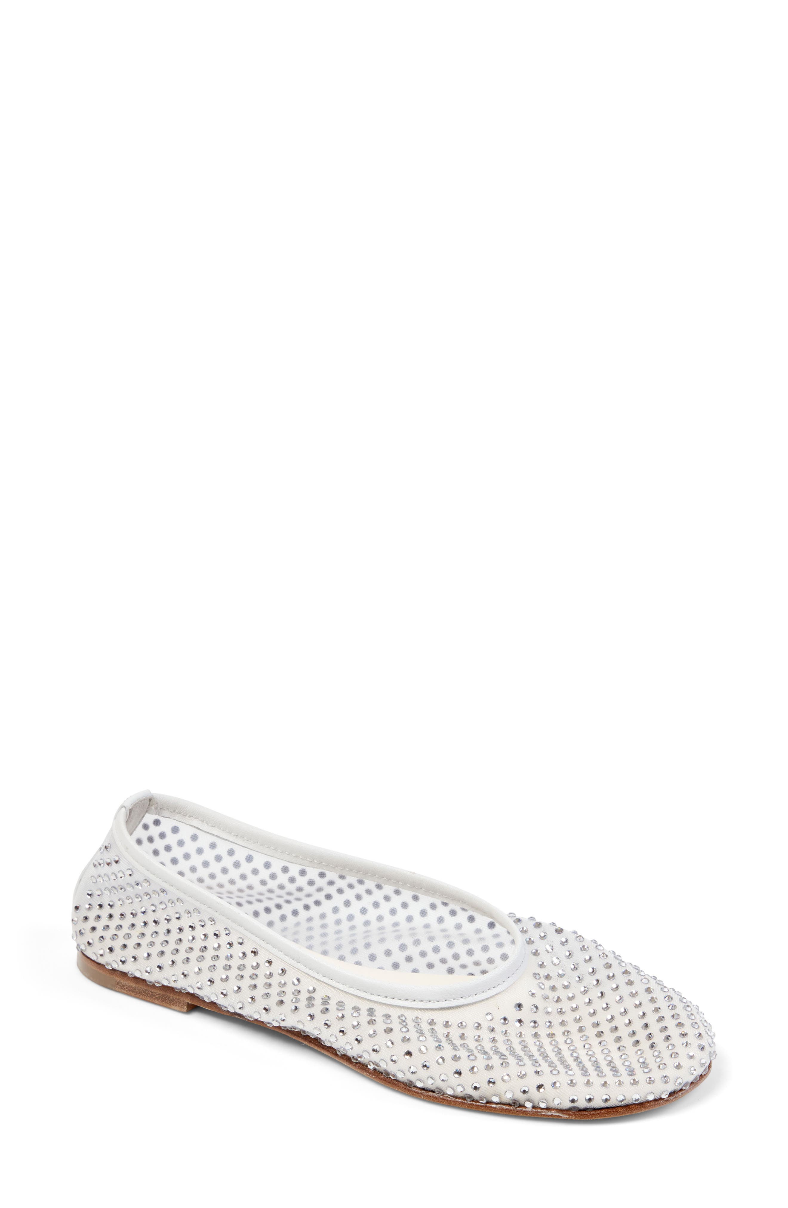 Dear Frances Balla Embellished Flat, Main, color, 