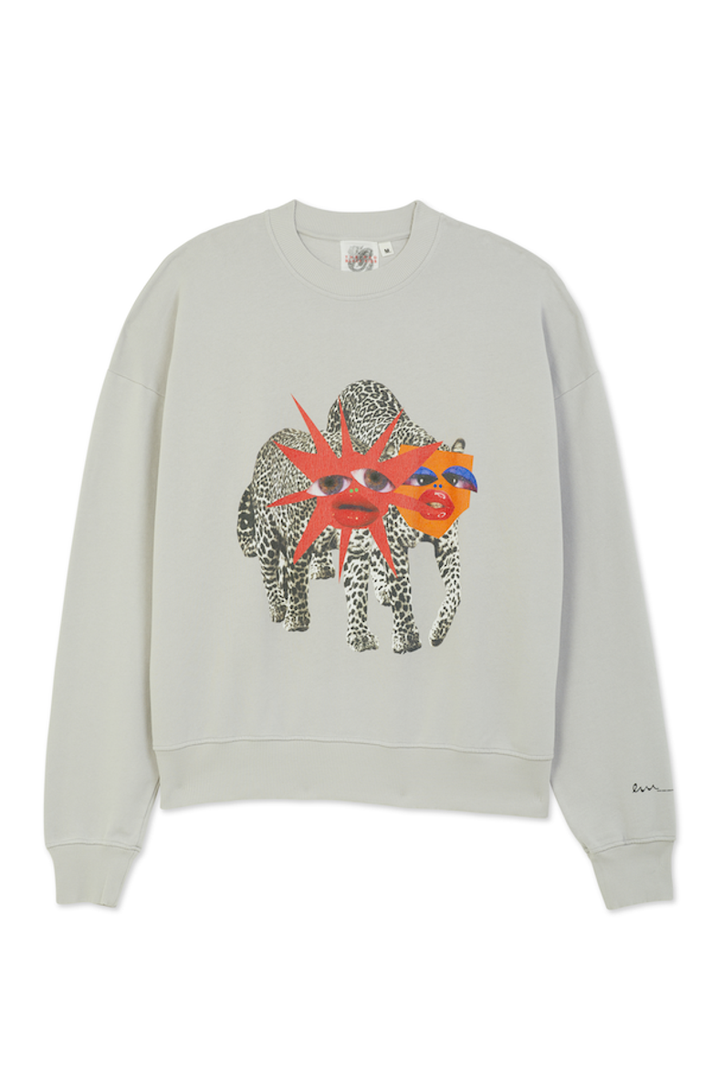 THE RAD BLACK KIDS Glampard Crewneck Sweatshirt, Alternate, color, 