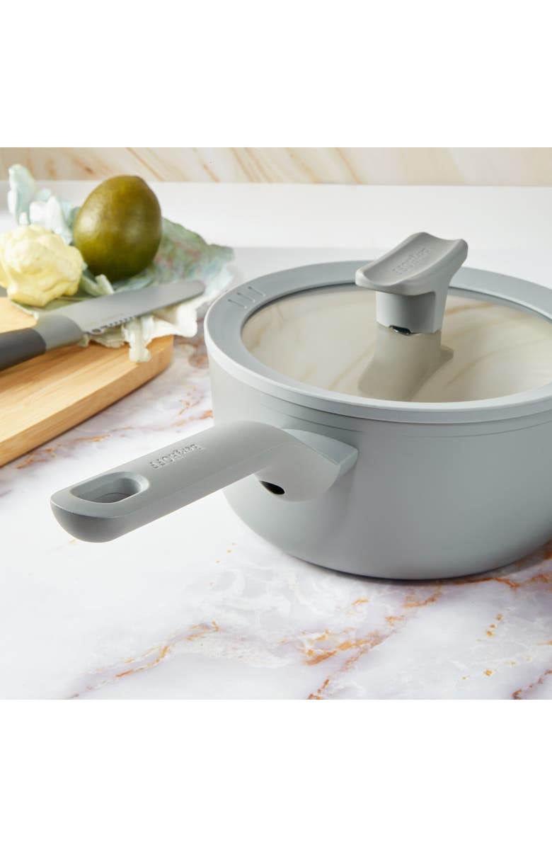 BergHOFF Leo Balance 2-Quart Sauce Pan, Alternate, color, Moon Mist