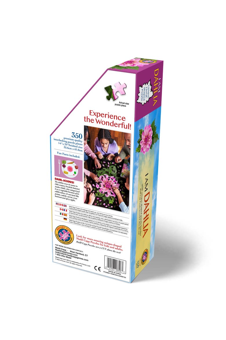 Dahlia 350 Piece Jigsaw Puzzle, Alternate, color, Multicolored