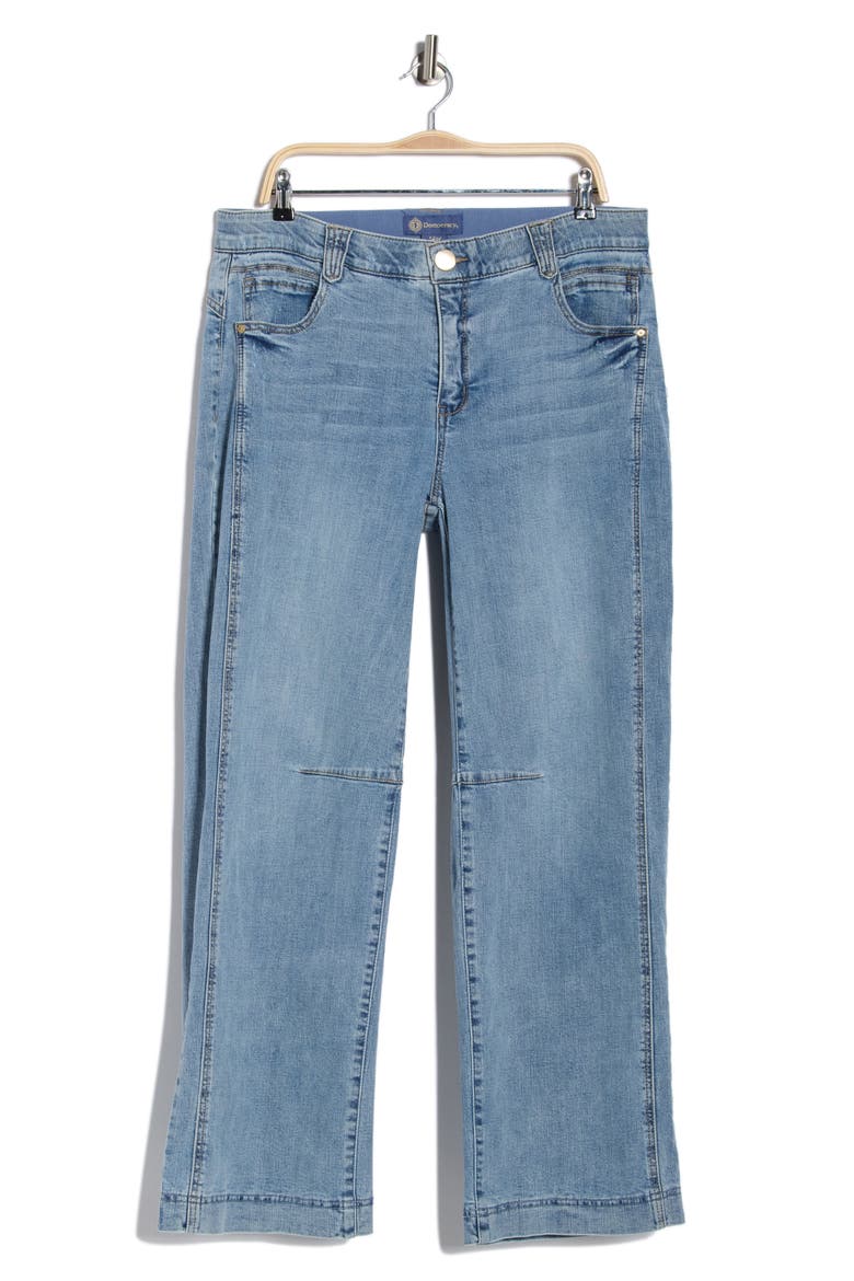 AbSolution Wide Leg Jeans, Alternate, color, LIGHT BLUE VINTAGE