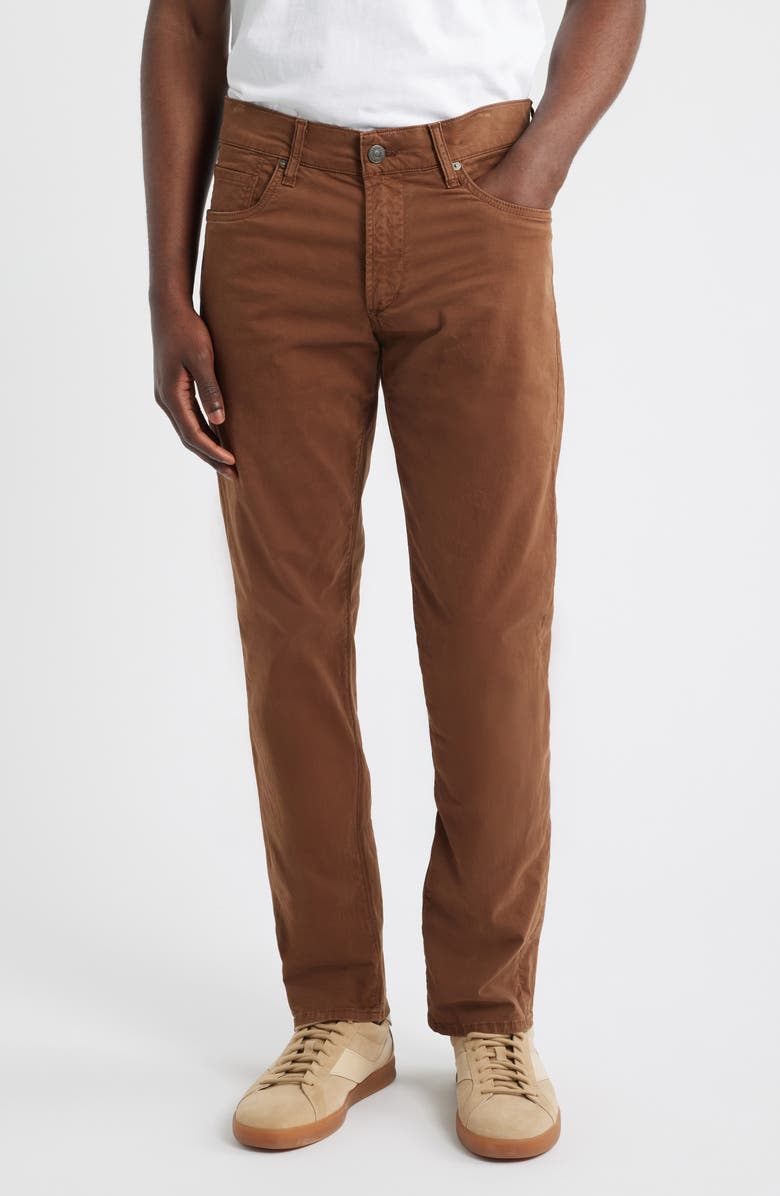 Citizens of Humanity Gage Slim Straight 5-Pocket Pants, Main, color, Cognac Light