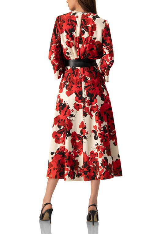 Ivonne Floral Maxi Wrap Dress With Belt
