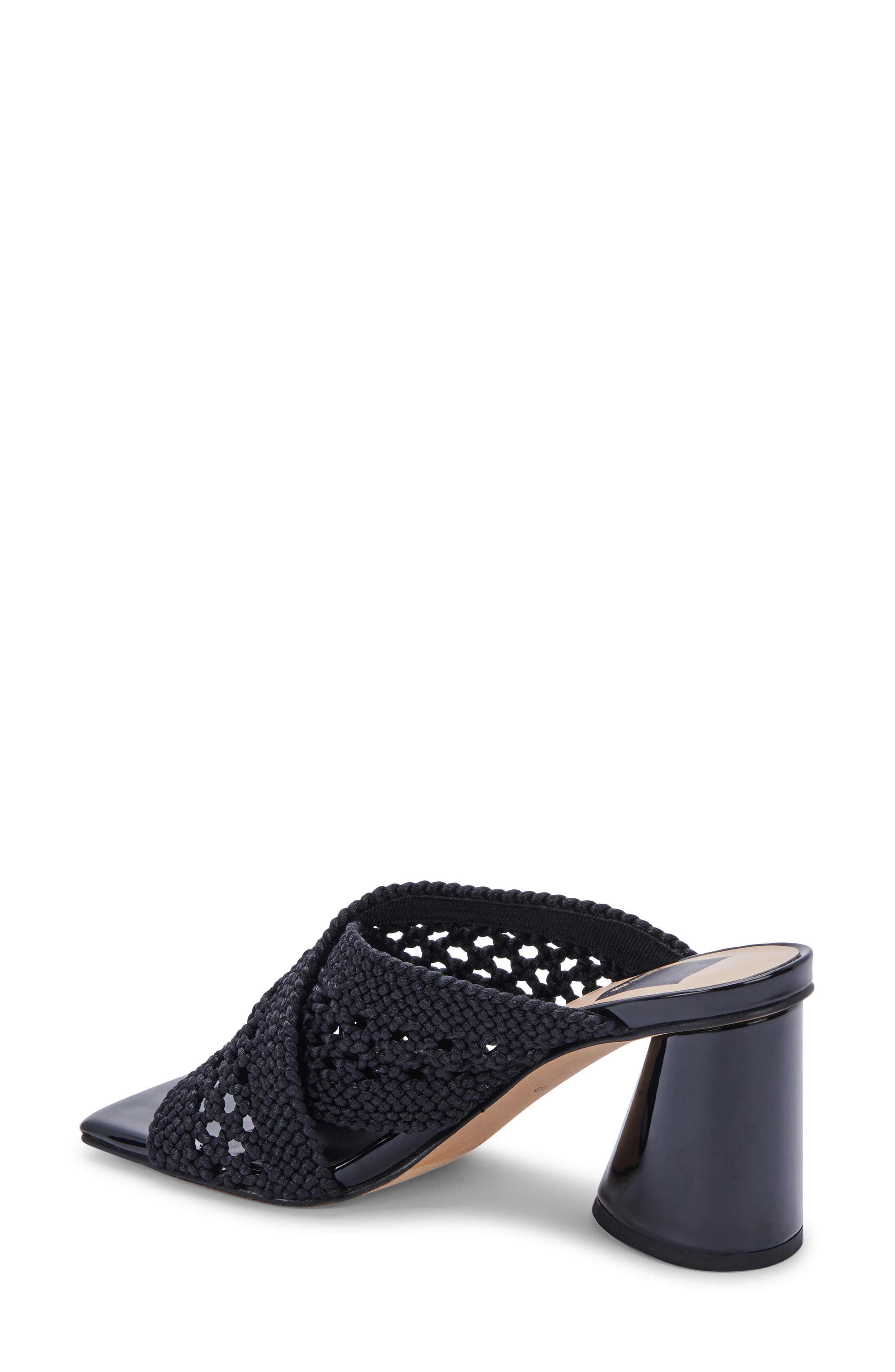 Dolce Vita Patch Sandal, Alternate, color, Black Woven