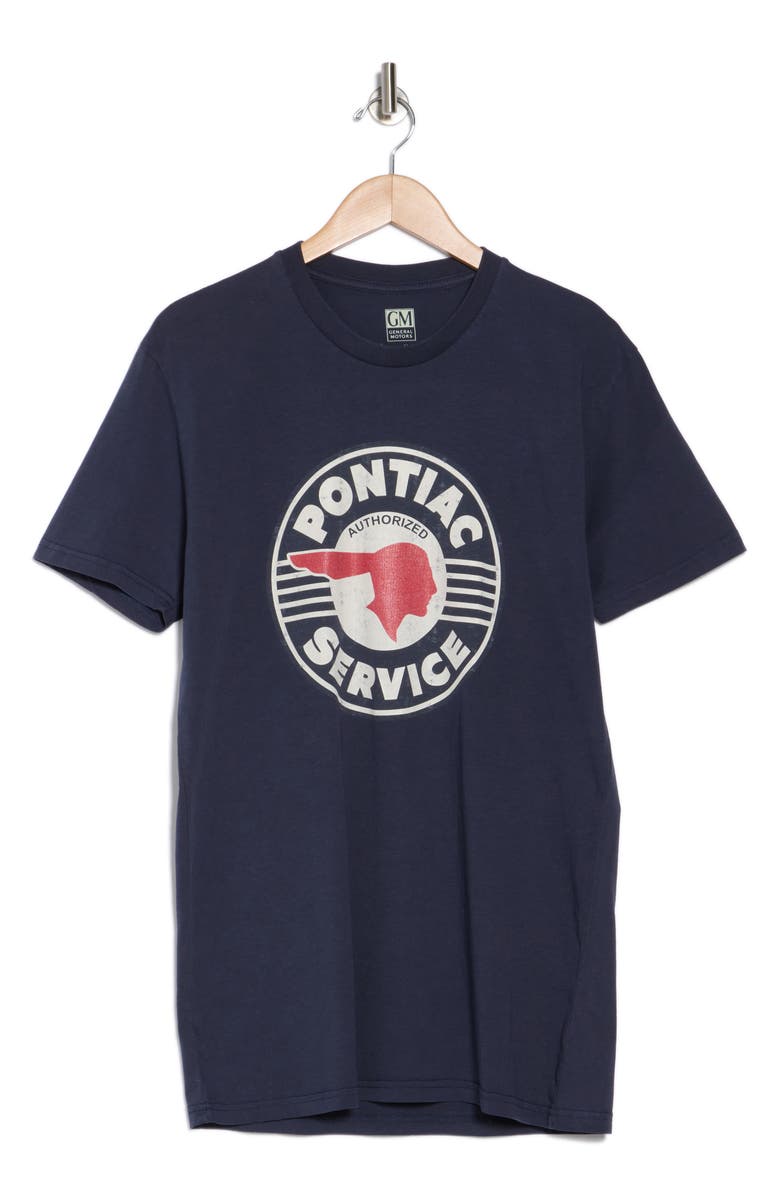 American Needle Pontiac Graphic T-Shirt, Alternate, color, Navy