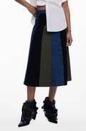 Desigual A-Line Panel Skirt
