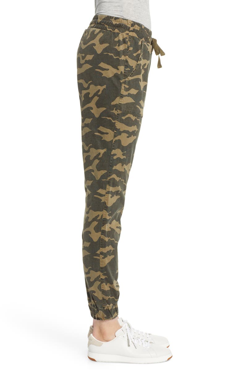 Kersh Camo Patch Pocket Jogger Stretch Cotton Pants, Alternate, color, 