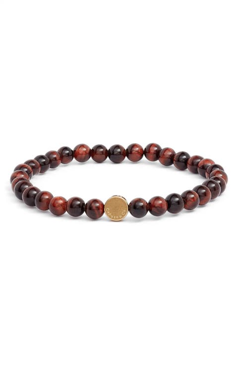Men's Stone Bead Bracelet