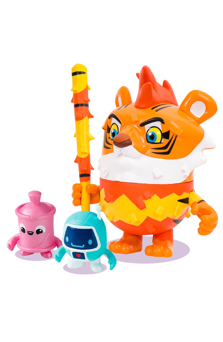 Pinata Smashlings Pinata Box Mo The Tiger 5 Inch Pinata Character Figure, Main, color, Multicolored