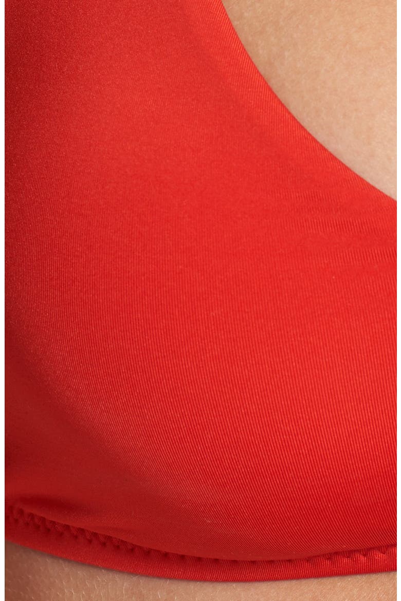 'Color Code' Racerback Bikini Top, Alternate, color, CANDY APPLE