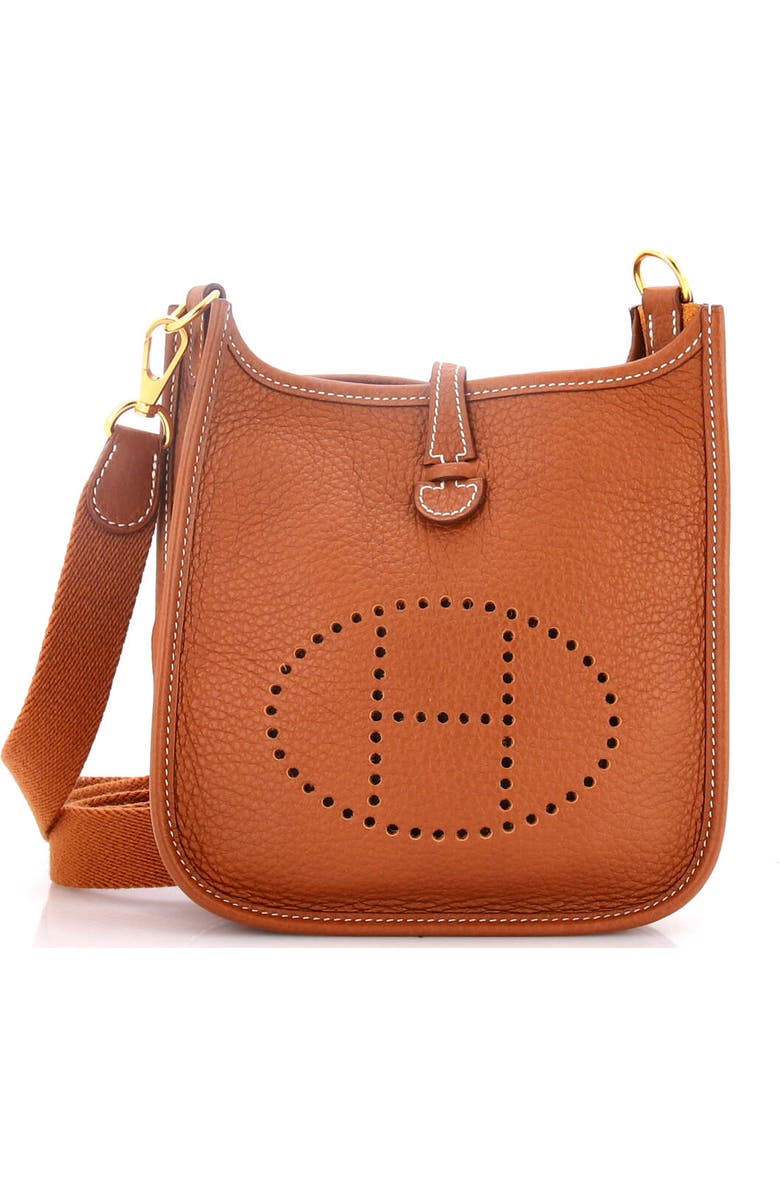 Pre-Owned Hermes Evelyne Bag Gen III Clemence TPM, Main, color, Gold