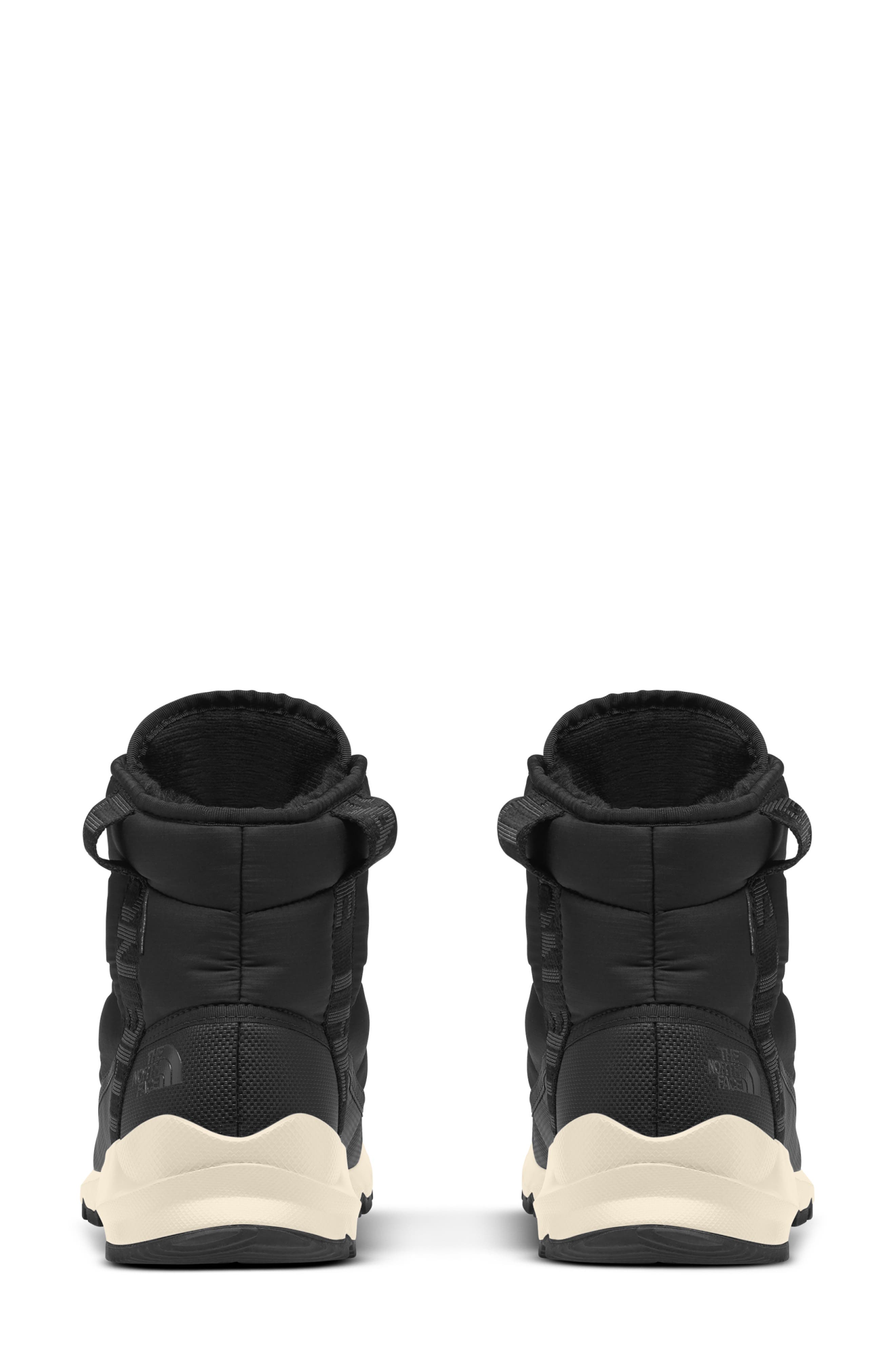 The North Face ThermoBall<sup>™</sup> Luxe Faux Fur Lined Waterproof Boots, Alternate, color, Tnf Black/Asphalt Grey