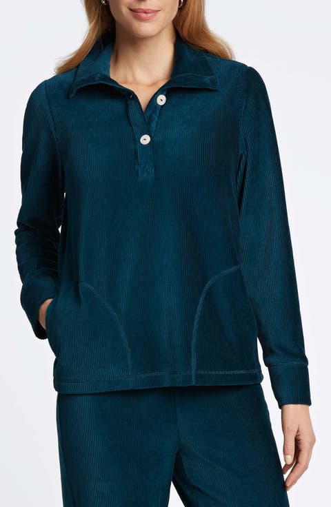 Sammy Corduroy Polo Sweater