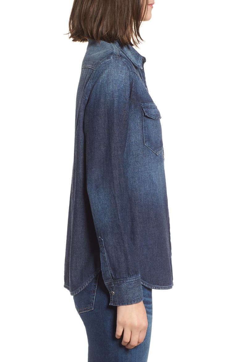 Deanna Denim Shirt, Alternate, color, TIMELESS
