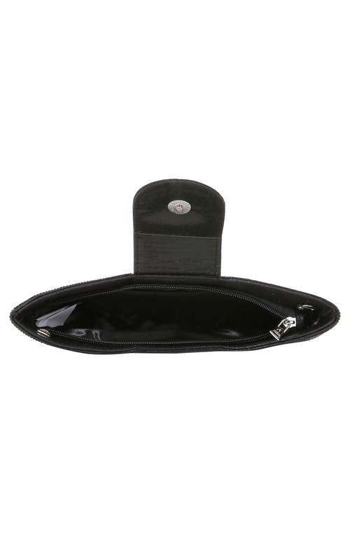 Berness Rhinestone Bow Clutch In Black