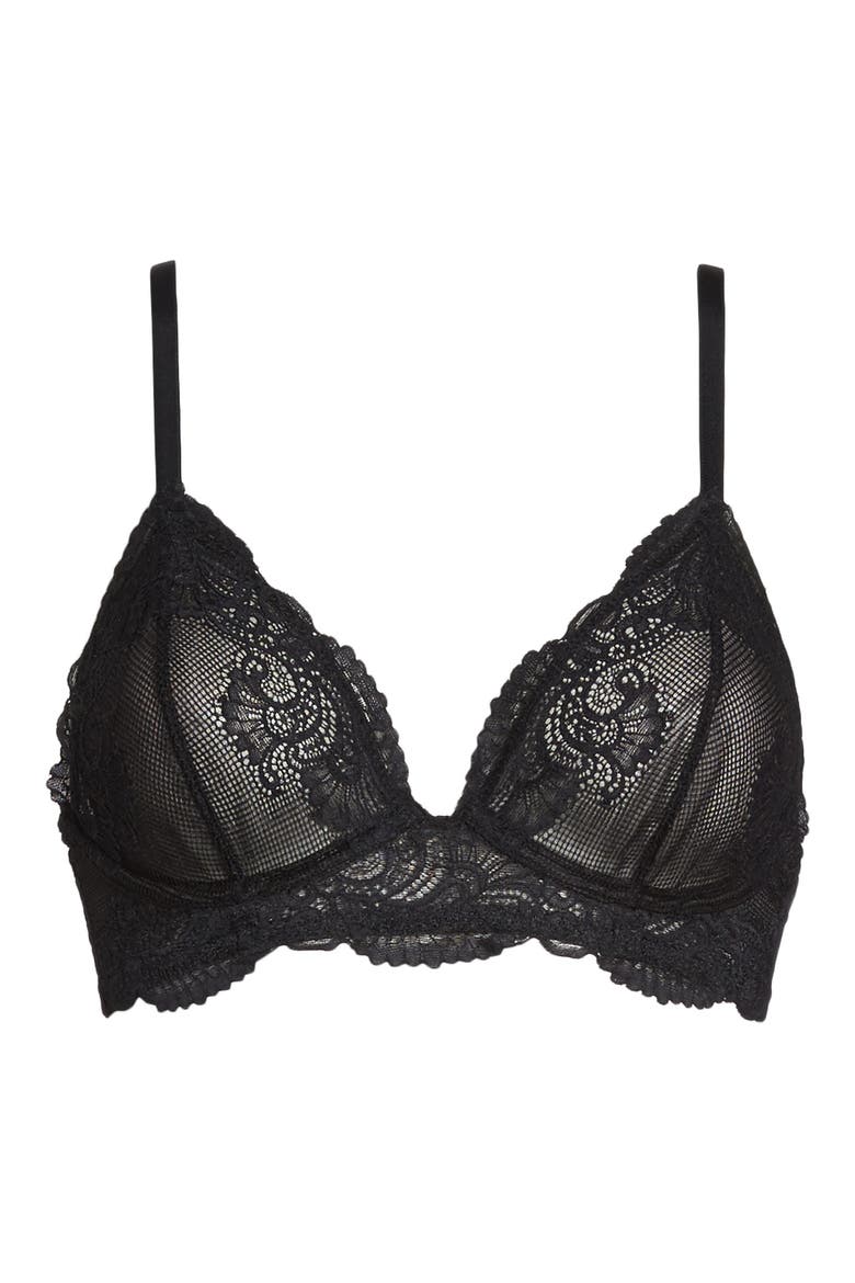 Intimately FP Jasmine Underwire Bralette, Alternate, color, BLACK