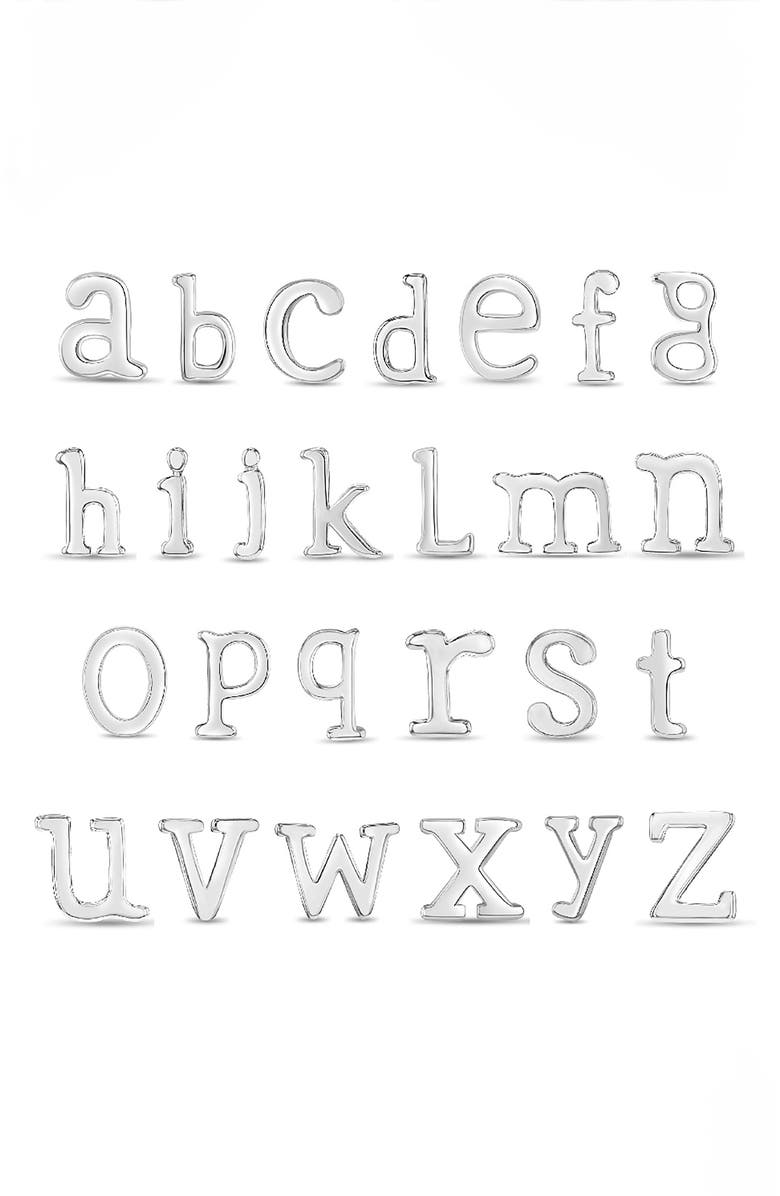 In Season Jewelry Polished Initial Letters Earrings, Alternate, color,