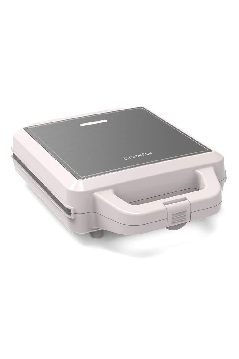 GP Advanced Waffle Maker, Main, color, CLAY