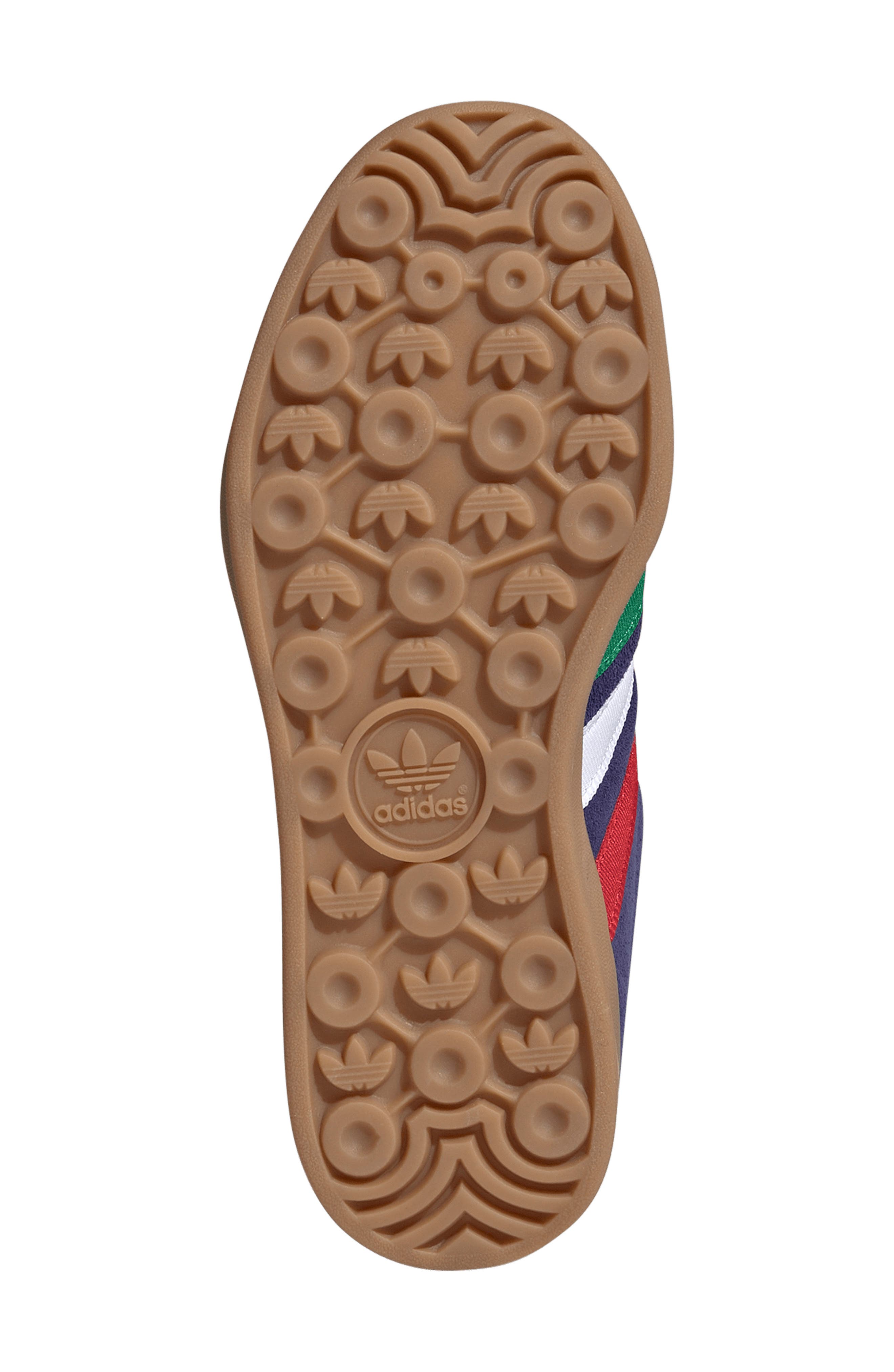 adidas x FIFA Kids' Gazelle Indoor Sneaker, Alternate, color, Blue/ Green/ Scarlet