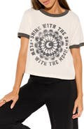 Spiritual Gangster Flow Melrose Ringer Cotton Graphic T-Shirt