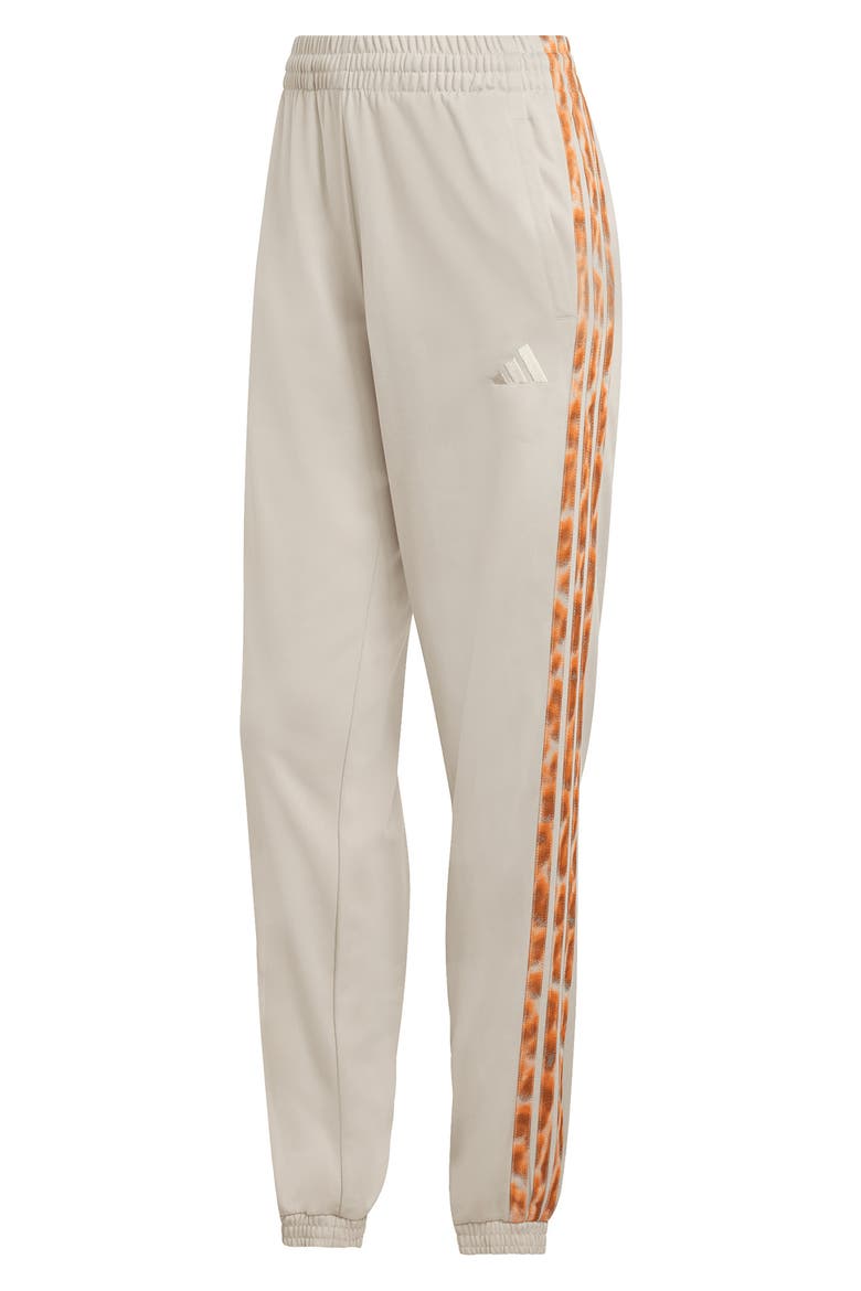 3-Stripes Tricot Pants, Alternate, color, WONDER ALUMINA/ MULTICOLOR/