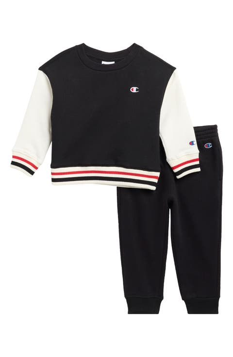 Kids' 2-Piece Oversized Crewneck Sweatshirt & Joggers Set