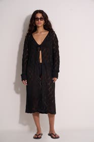 Gottex Beach Life Santorini Crocheted Midi Cover-Up