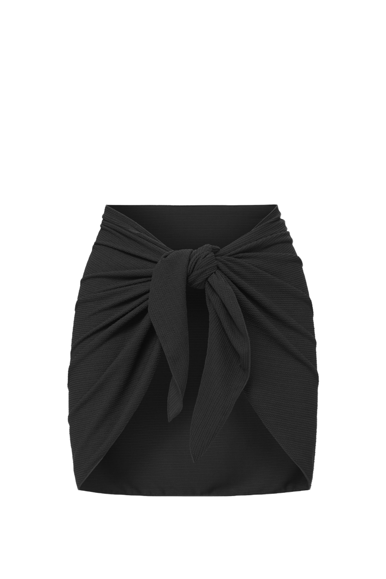 Liv Cover-Up Swim Sarong, Main, color, Black Texture