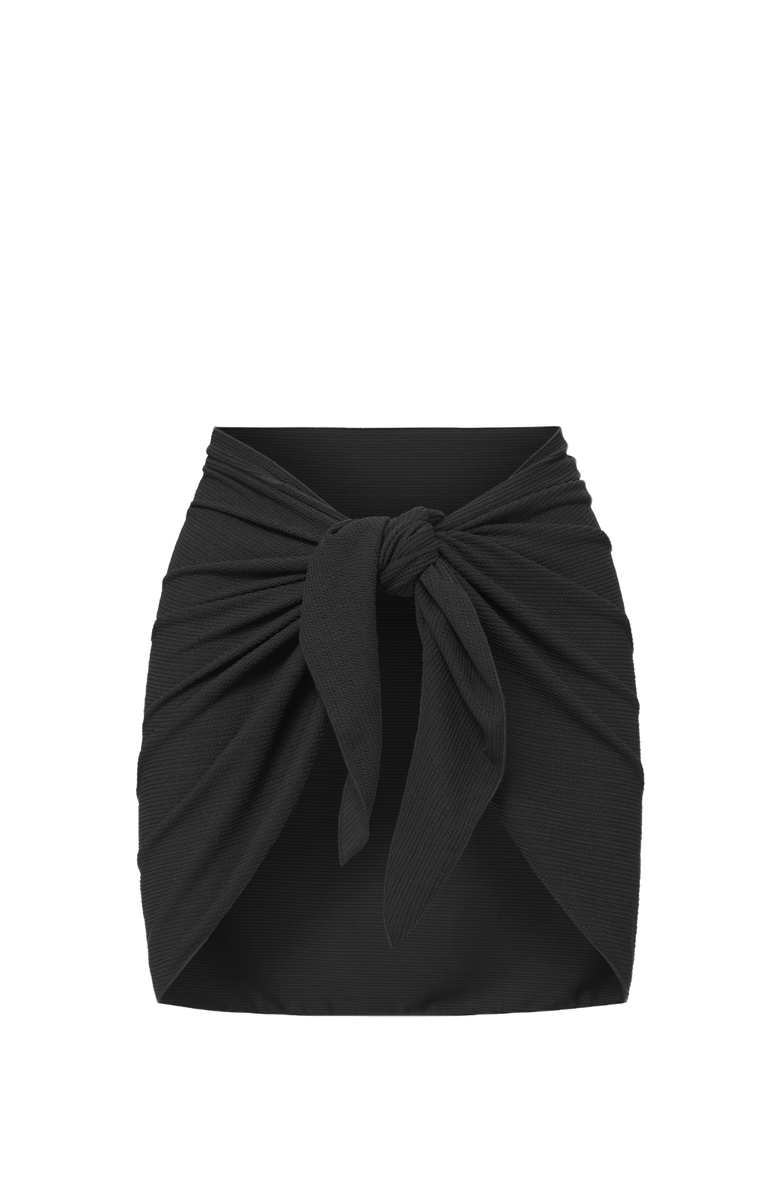 Change of Scenery Liv Cover-Up Swim Sarong, Main, color, Black Texture