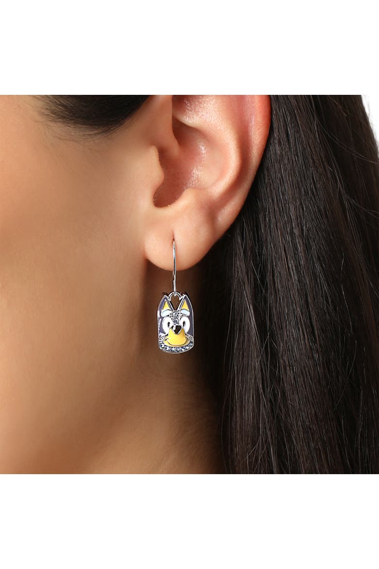 Pendant Necklace & Fish Hook Earrings Set, Official License, Alternate, color, Blue