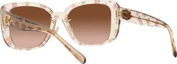 54mm Gradient Square Sunglasses
