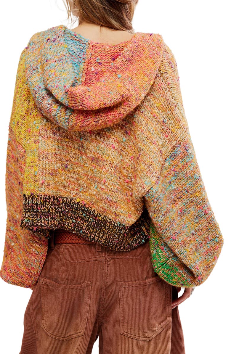 Free People Vibe Check Hooded Sweater, Alternate, color, 