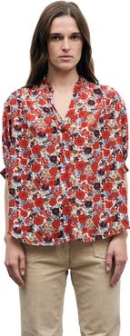 GERARD DAREL Liv Floral Printed Blouse