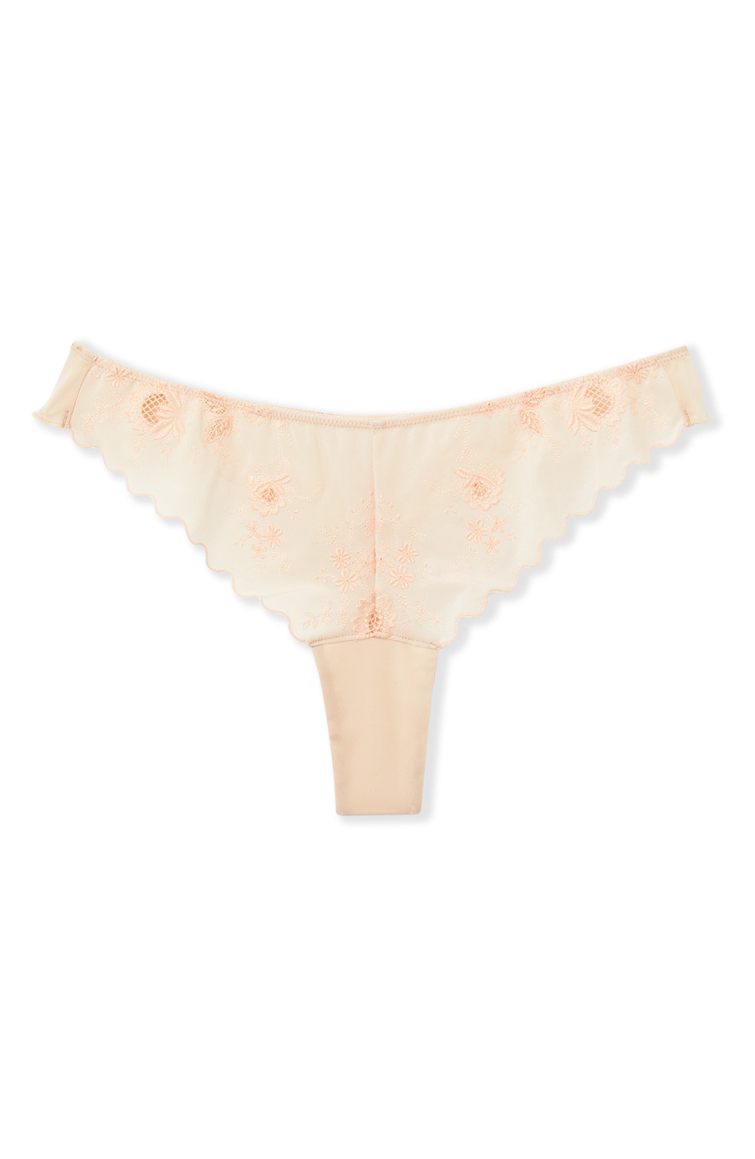 Ravissante Bresilien Ravis Embroidered Thong