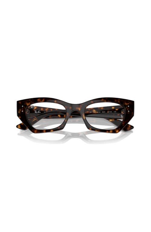 Ray Ban Ray-ban 52mm Irregular Optical Glasses In Multi