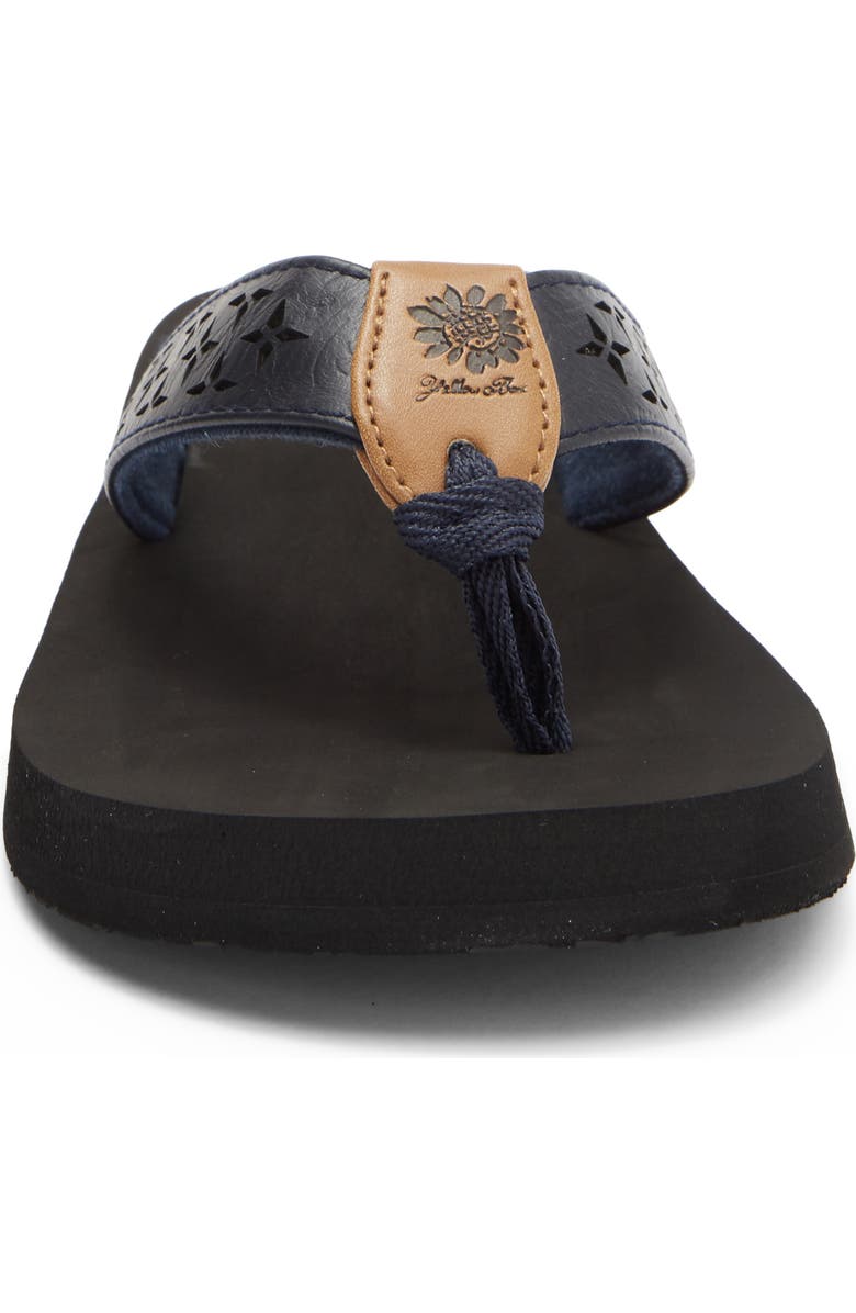 Yellow Box Premium Benji Flip Flop, Alternate, color, Navy