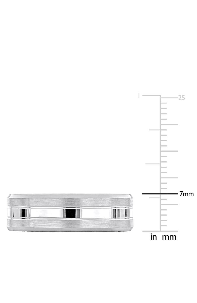 Julianna B. Men
s Split Satin Finish Band 14k Two-Tone, Alternate, color, 