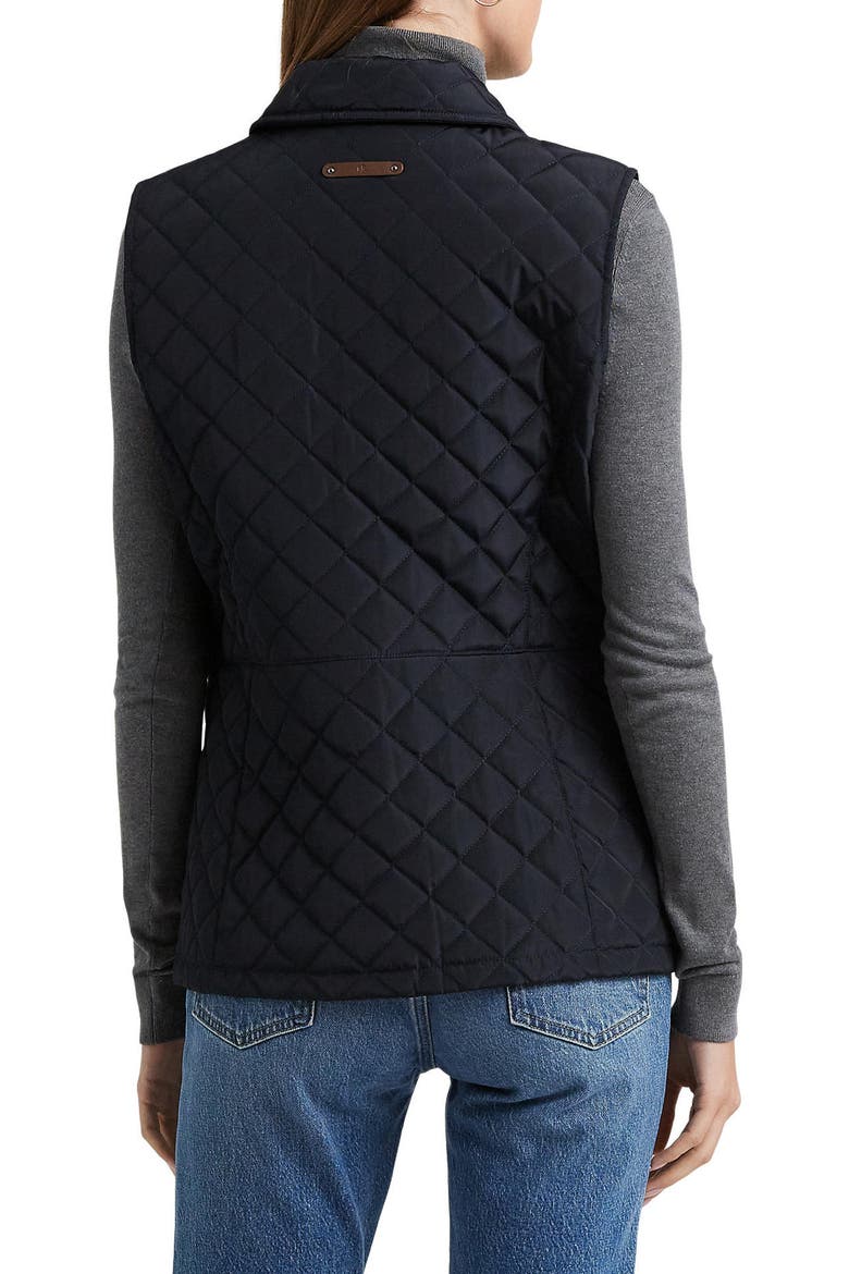 Quilted Vest, Alternate, color, DARK NAVY