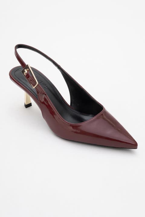 Arty Pointed Toe Slingback Pump (Women)